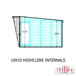 10x10 Shire highclere Summerhouse