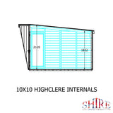 10x10 Shire highclere Summerhouse
