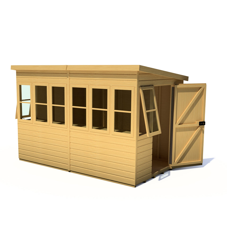 10x6 Sun Pent Potting Shed