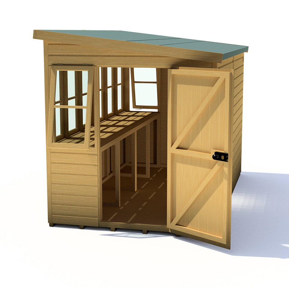 10x6 Sun Pent Potting Shed