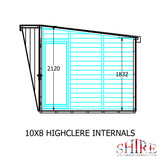 10x8 Shire highclere 10x8 Summerhouse