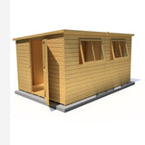 Caldey Single door 12x8 style A 12mm Shiplap Garden Shed