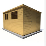 Caldey Single door style B  12x8 12mm Shiplap Garden Shed