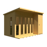 Aster 12x8 Right Hand Storage and Summerhouse 12mm Shiplap