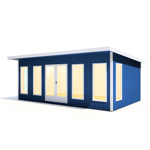 20x12 insulated Garden Studio Office Pent Roof