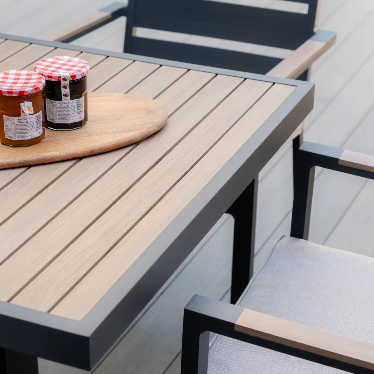 Vancouver 6 Seat Rectangular Dining Set by Maze Rattan. GardenBox Price £1249