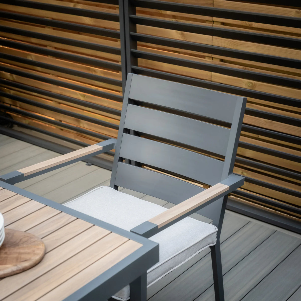 Vancouver 6 Seat Rectangular Dining Set by Maze Rattan. GardenBox Price £1249