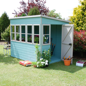 8x6 Sun Pent Potting Shed