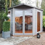 Larkspur 8x8 Corner Summerhouse 12mm Shiplap