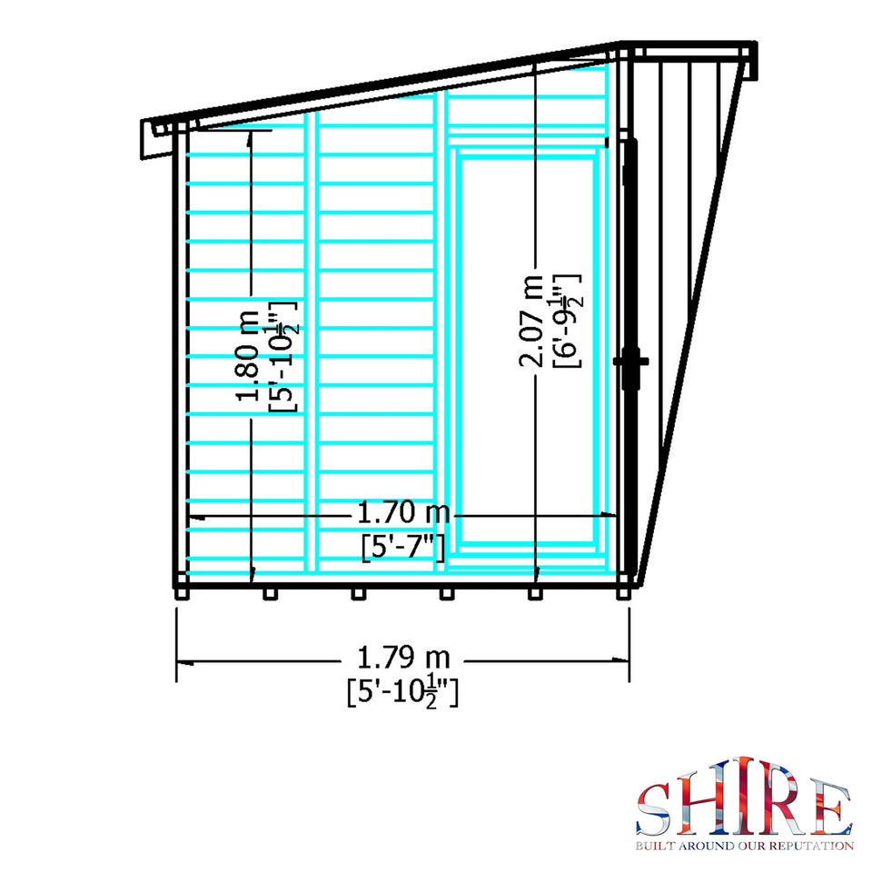8x6 Shire highclere Summerhouse