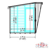 8x6 Shire highclere Summerhouse