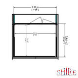 8x6 Shire highclere Summerhouse