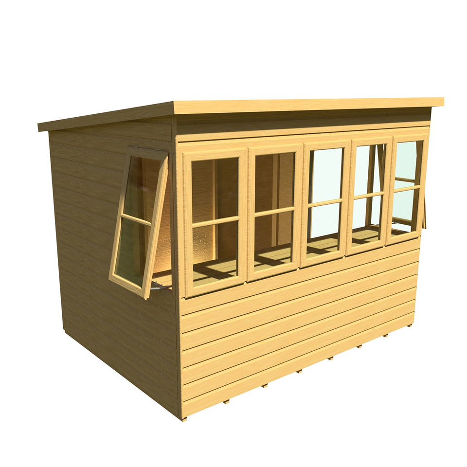 8x6 Sun Pent Potting Shed
