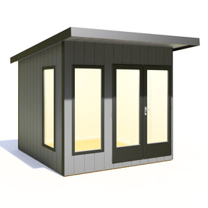 8x8 insulated Garden Studio Office Pent Roof