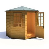 Arreton Hexagonal 8x8 12mm Shiplap Summerhouse