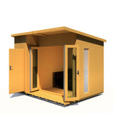 Aster 10x8 Left Hand Storage and Summerhouse 12mm Shiplap