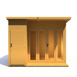 Aster 10x8 Left Hand Storage and Summerhouse 12mm Shiplap