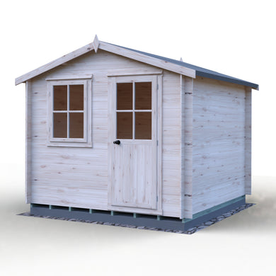 Shire Avesbury 9x9 Log Cabin 19mm interlock  Cladding