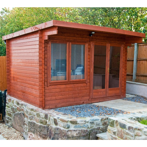 Shire 12x12 Belgravia Log Cabin 28mm Cladding