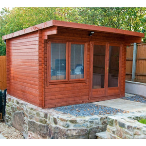 Shire 12x12 Belgravia Log Cabin 28mm Cladding
