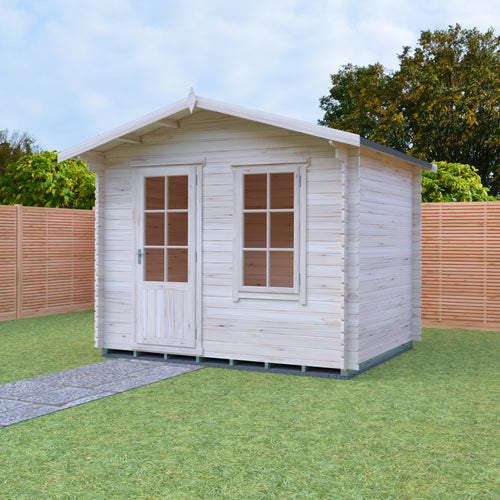 Shire 10x8 bucknells log cabin 28mm Cladding