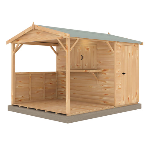 Baroki Garden Bar - Premium wooden outdoor bar for entertaining