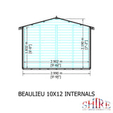 Beaulieu 10x12 Summerhouse 12mm Shiplap