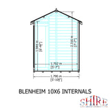 Blenheim 10x6 Summerhouse 12mm Shiplap