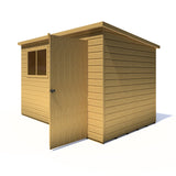 Caldey Single Door 10x6 style C 12mm Shiplap  Garden Shed