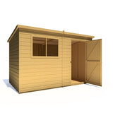 Caldey Single Door 10x6 style C 12mm Shiplap  Garden Shed