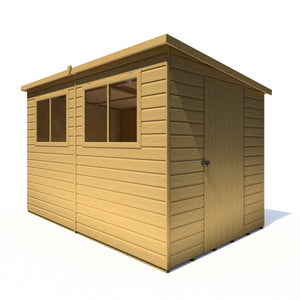 Caldey Single Door 10x6 style B 12mm Shiplap Garden Shed