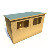 Caldey Single Door 10x6 style B 12mm Shiplap Garden Shed