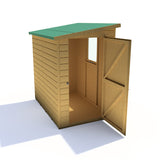 Caldey Single Door 6x4 style A 12mm Shiplap Garden Shed