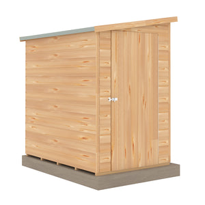 Caldey Single Door 6x4 style A 12mm Shiplap Garden Shed