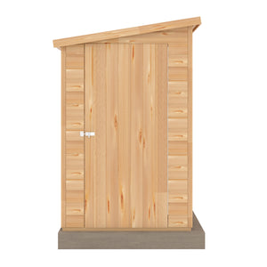 Caldey Single Door 6x4 style A 12mm Shiplap Garden Shed