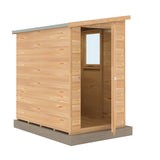 Caldey Single Door 6x4 style A 12mm Shiplap Garden Shed