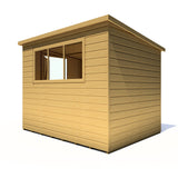 Caldey Single door 8x6 style A 12mm Shiplap Garden Shed