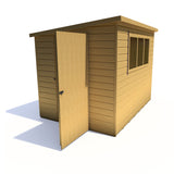Caldey Single door 8x6 style A 12mm Shiplap Garden Shed