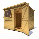 Caldey Single Door 8x6 Style C 12mm Shiplap Garden Shed