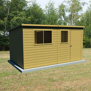Caldey single door 12x8 Style C 12mm Shiplap Garden Shed