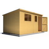 Caldey single door 12x8 Style C 12mm Shiplap Garden Shed