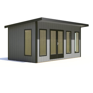 16x8 insulated Garden Studio Office Pent Roof