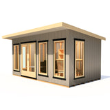 16x8 insulated Garden Studio Office Pent Roof