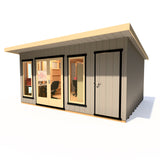 16x12 insulated Garden Studio Office and Store Pent Roof