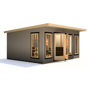 16x12 insulated Garden Studio Office Pent Roof