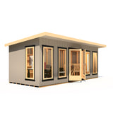 20x8 insulated Garden Studio Office Pent Roof
