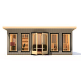 20x8 insulated Garden Studio Office Pent Roof