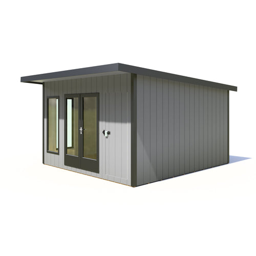 12x12 insulated Garden Studio Office Pent Roof