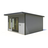 12x12 insulated Garden Studio Office Pent Roof