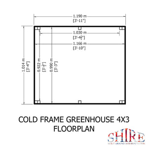 4x3 Cold Frame Planter